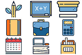 学校课堂图标ICON