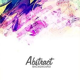 背景色彩丰富的抽象污渍