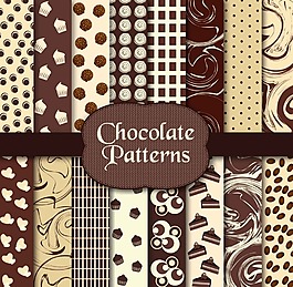 咖啡色甜品背景