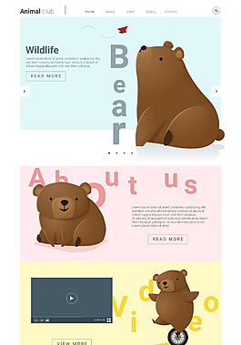 马戏团里的棕熊