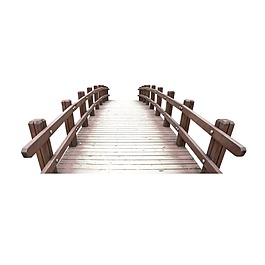 木质桥梁元素
