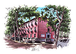 学生公寓建筑效果图