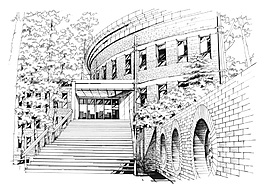 建筑手绘建筑效果图