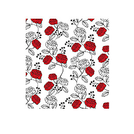 提花布料玫瑰花