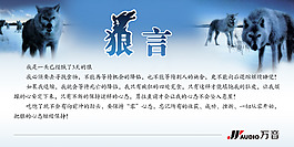 狼言海报