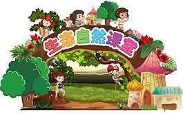 生态自然课堂展板
