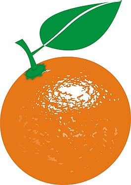 矢量橘子