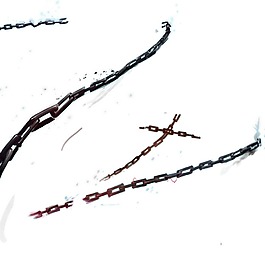 动漫铁链十字架图片