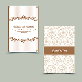 婚礼花卉背景请柬