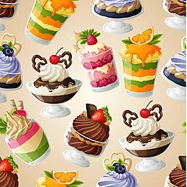 美味的冰淇淋背景