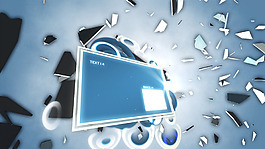 图片扩散碎片ae模版