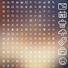 创意互联网常用图标元素