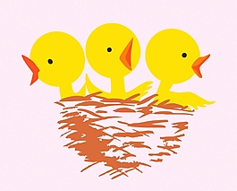 卡通小鸡