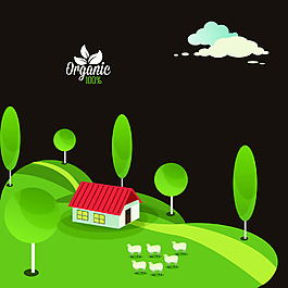 矢量设计素材小山羊