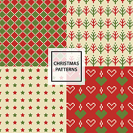 红色心形标签背景图