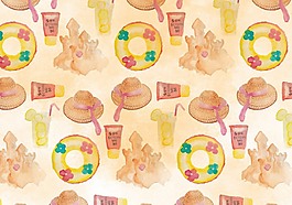 夏天饮料矢量素材