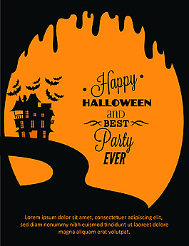 万圣节主题矢量设计素材