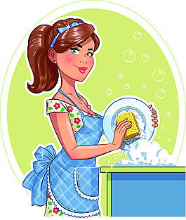 时尚美丽的女性高质量矢量图