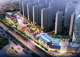 建筑商业街规划图设计