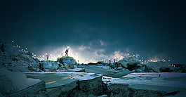 地震泥石流洪灾背景