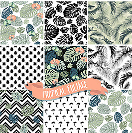 欧式复古花纹无缝背景图