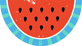 切开的西瓜PNG元素