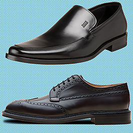 黑色真皮男鞋免抠png透明图层素材