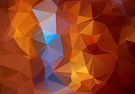 多边形科技水流矢量背景