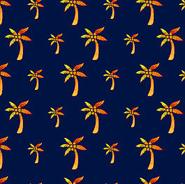 热带风情椰树填充背景素材