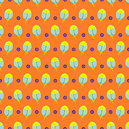 橙色树叶填充背景素材