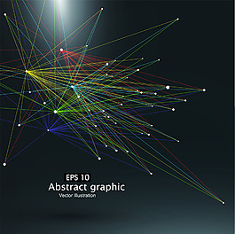 线性抽象矢量背景素材