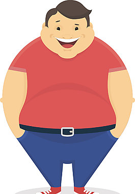 卡通开心小男孩png元素素材