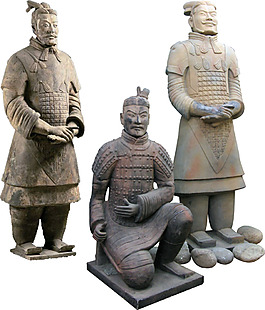 兵马俑png免扣元素