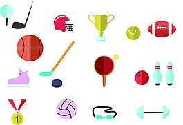 卡通手绘装饰元素奖牌素材