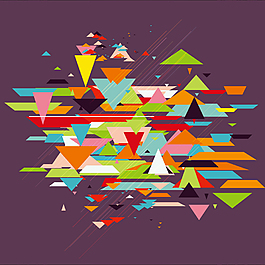 抽象艺术几何背景