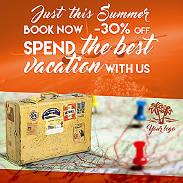 地图旅游海报设计