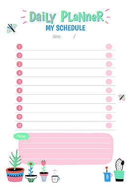 粉色信纸便签笔记本矢量背景素材