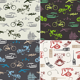 矢量卡通插画背景