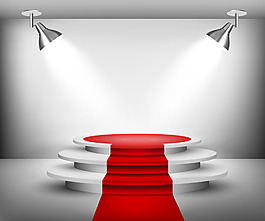 舞台红毯矢量素材