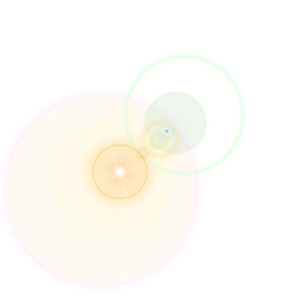 手绘几何光晕元素