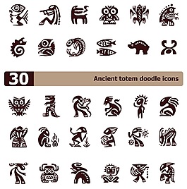 简单动物矢量素材