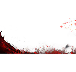 手绘火焰烟灰元素