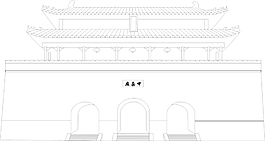中岳庙建筑线条