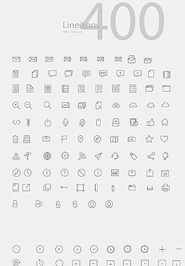 400个精美矢量icon