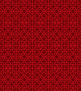 红色中国传统纹理背景矢量