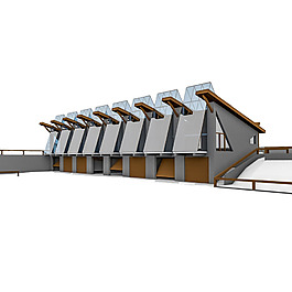 手绘运动场地元素