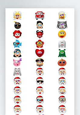 人物图标彩色写实图标素材PNG