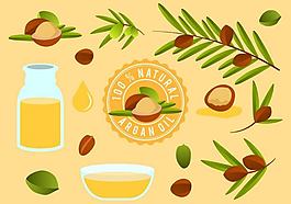 橄榄油矢量素材