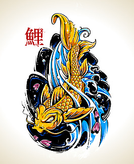 创意动物鲤鱼