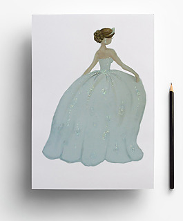 服装设计婚纱设计大师手稿图